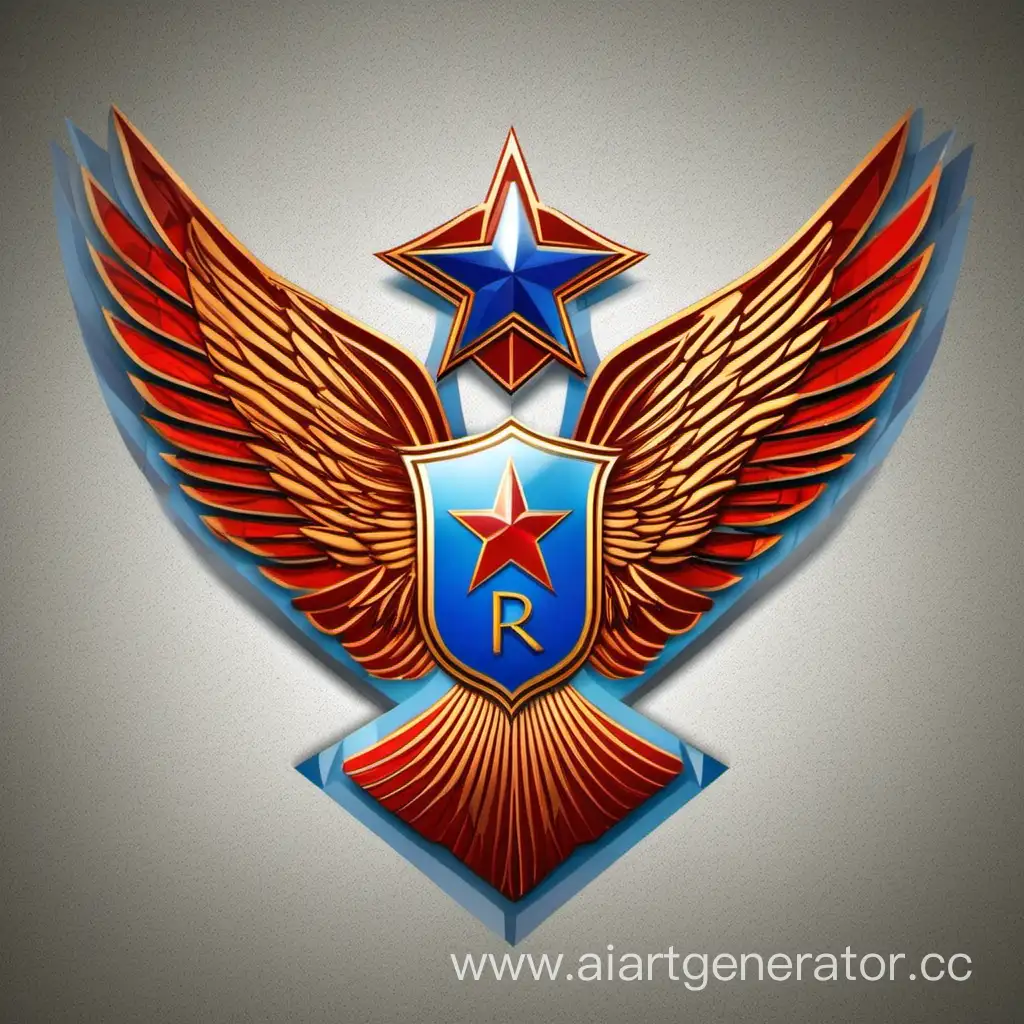 Логотип крылья россии для телецентра