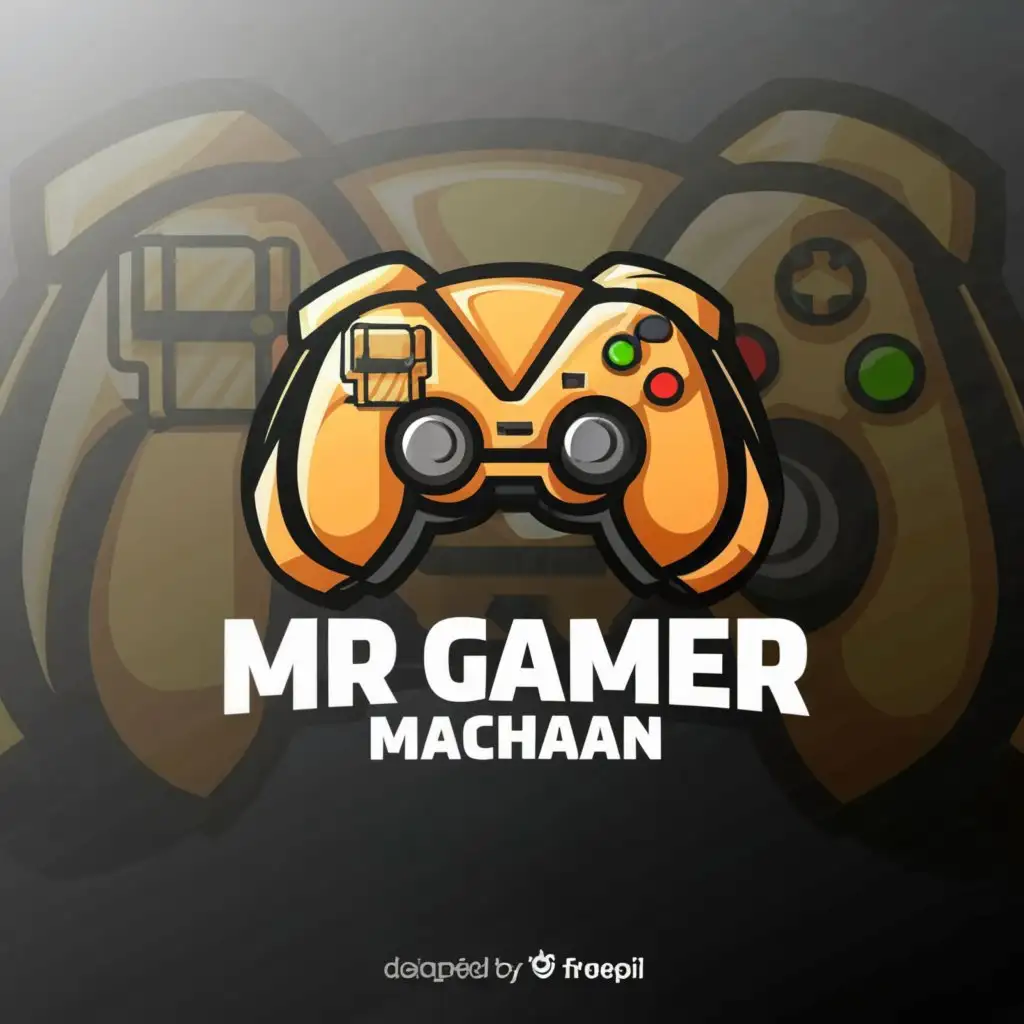 a logo design,with the text "MR GAMER MACHAAN", main symbol:GAMING,Moderate,clear background