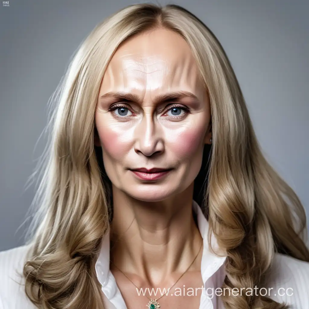 как выглядел бы Путин если был бы женщиной
