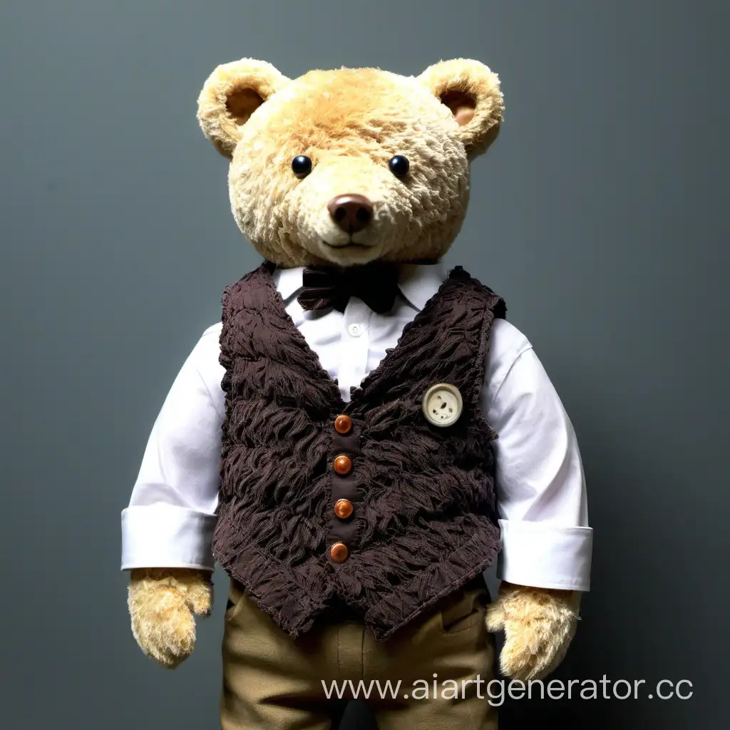Adorable-Bear-Wearing-a-Stylish-Vest