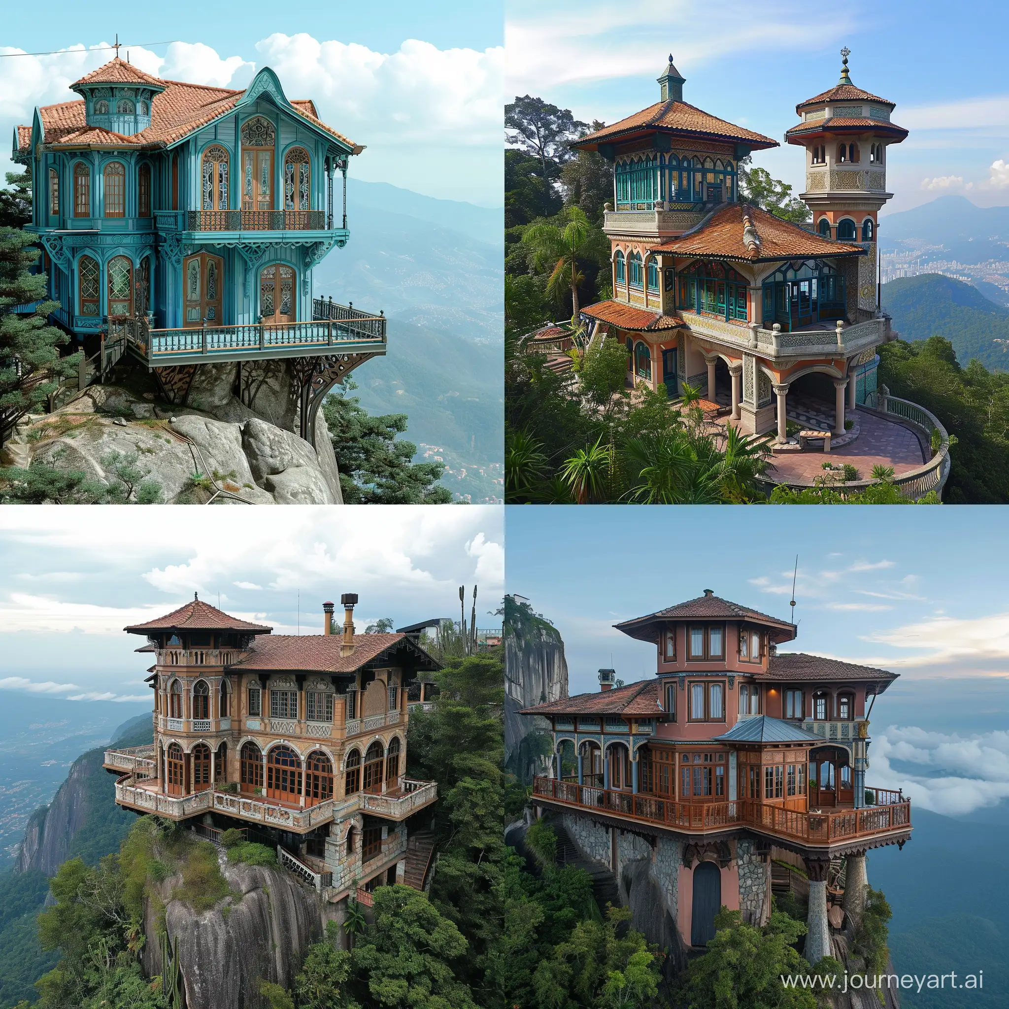 Turkish-Art-Nouveau-Architecture-on-Brazilian-Mountain-Summit