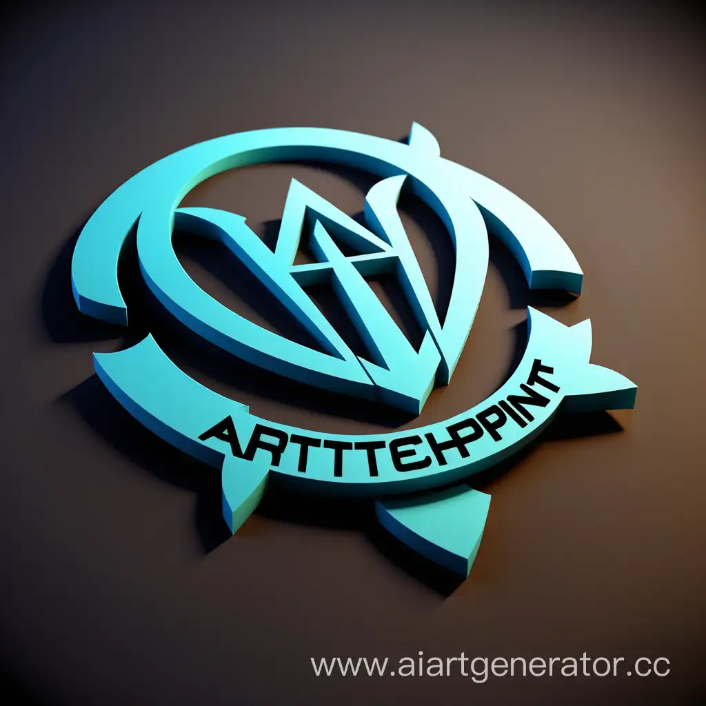 сделай мне логотип для моей компании ArtTechPrint, мы занимаемся 3д печатью на заказ
