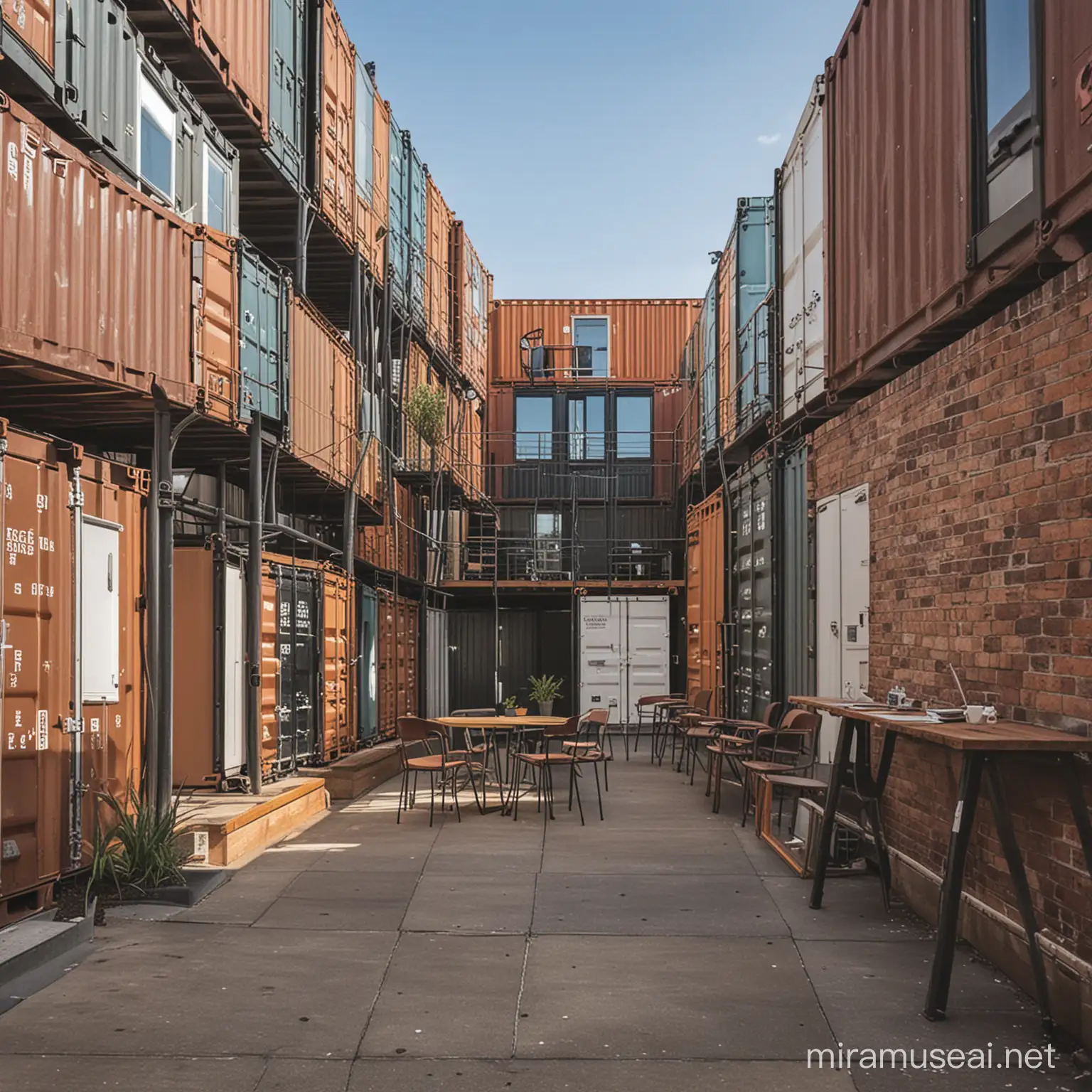 Vibrant Shipping Container Student Village