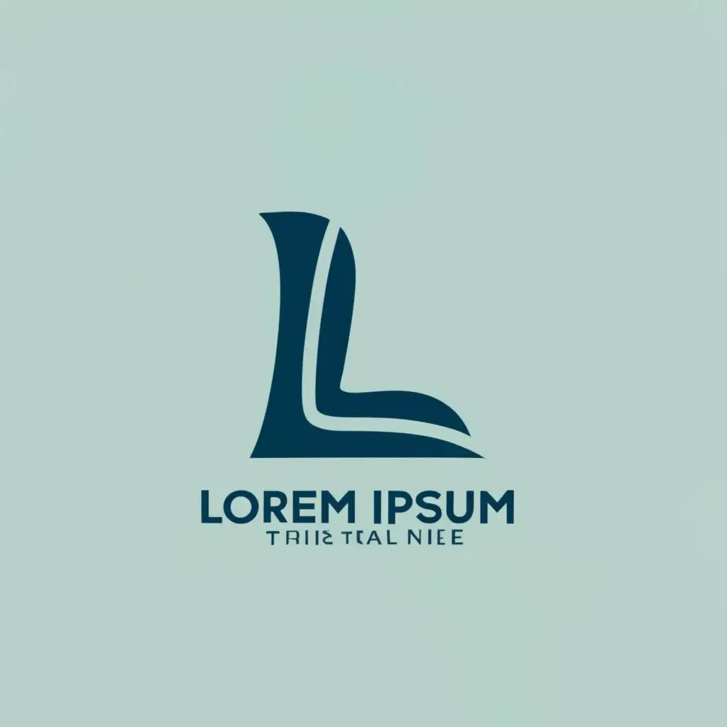 logo, L, with the text "L", typography, be used in Medical Dental industry