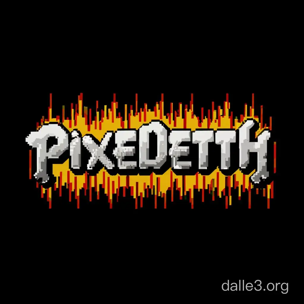 pixeldeth in videogame graffiti font HD