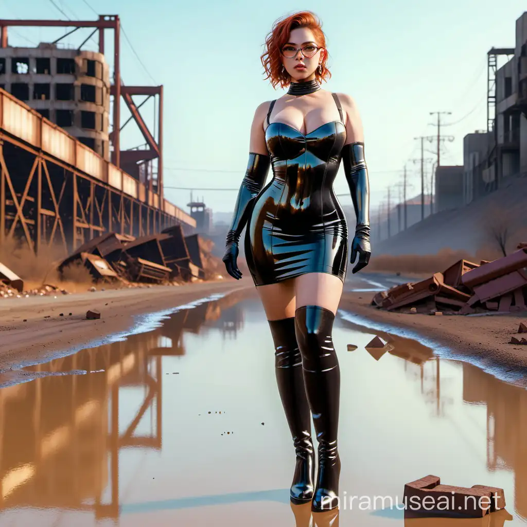 Exotic Femme Fatale in PostApocalyptic Fantasy Setting