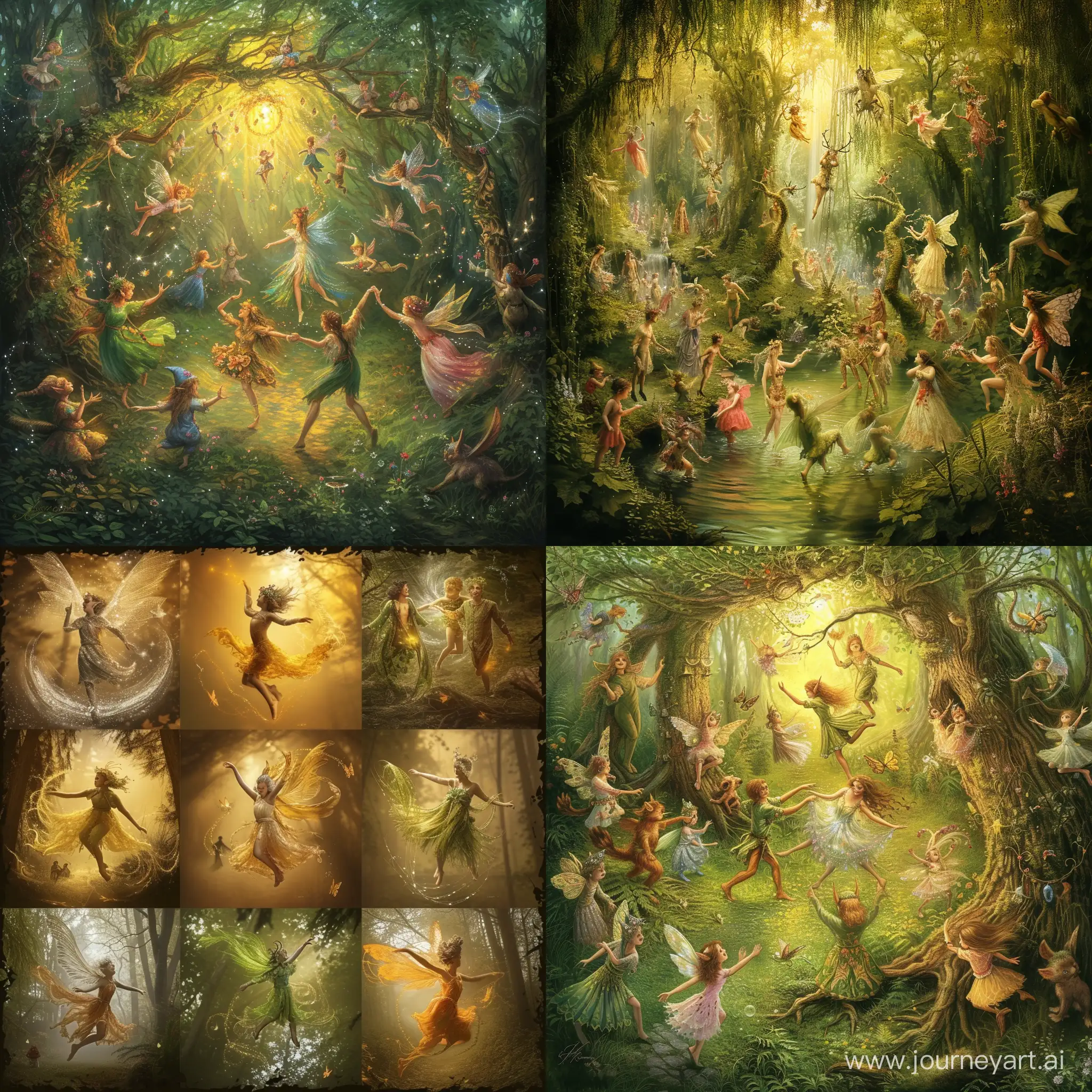Enchanting-Fairy-Forest-Celebration-with-Joyful-Inhabitants