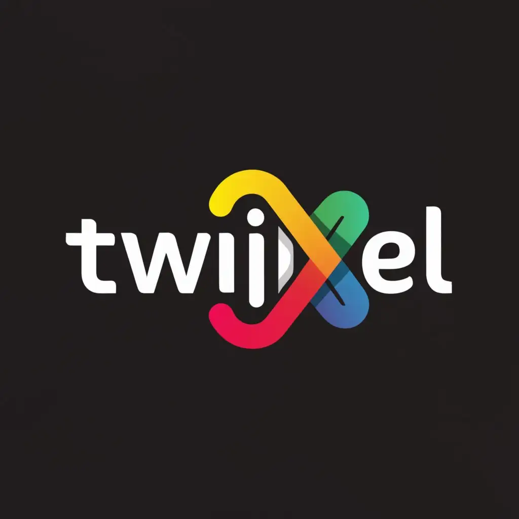 a logo design, with the text 'twixel', main symbol:T treated, Minimalistic, to be used in Technology industry, clear background. TWIXEL letters only