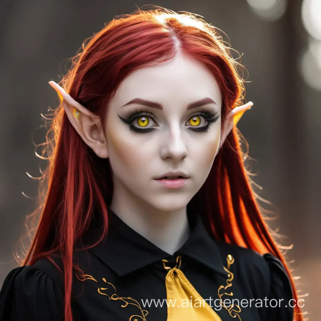 Enchanting-RedHaired-Elf-in-Elegant-Black-Attire