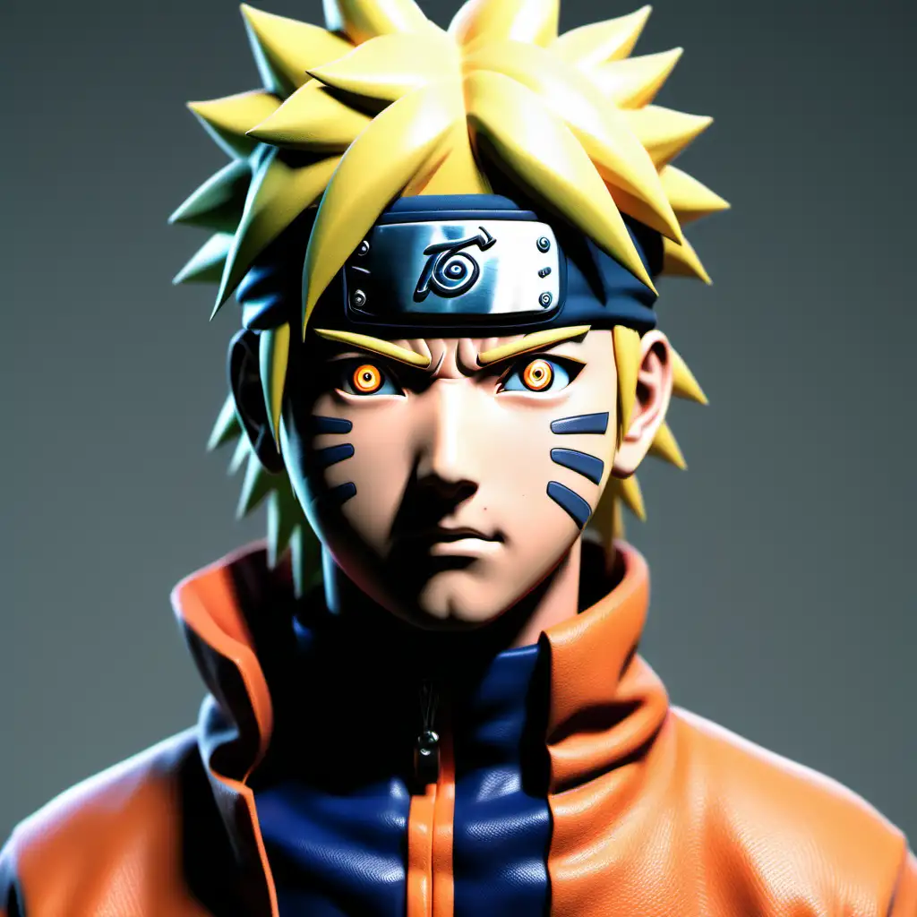 Aesthetic images of Naruto, ultra detailed, hyper-realistic.
