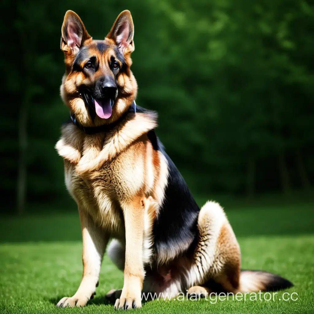 Loyal-German-Shepherd-Dog-in-Playful-Moments