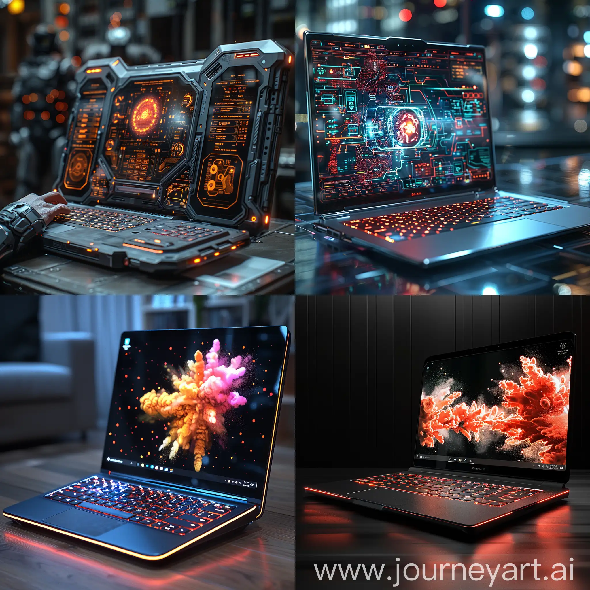 Futuristic-Laptop-with-Holographic-Display-and-AI-Integration