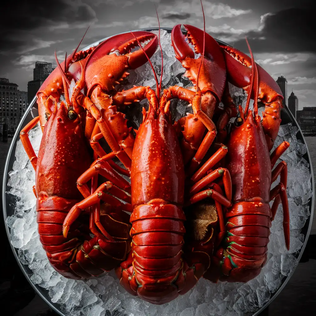 Delicious-Boston-Lobster-Dish-Served-with-Butter-and-Lemon