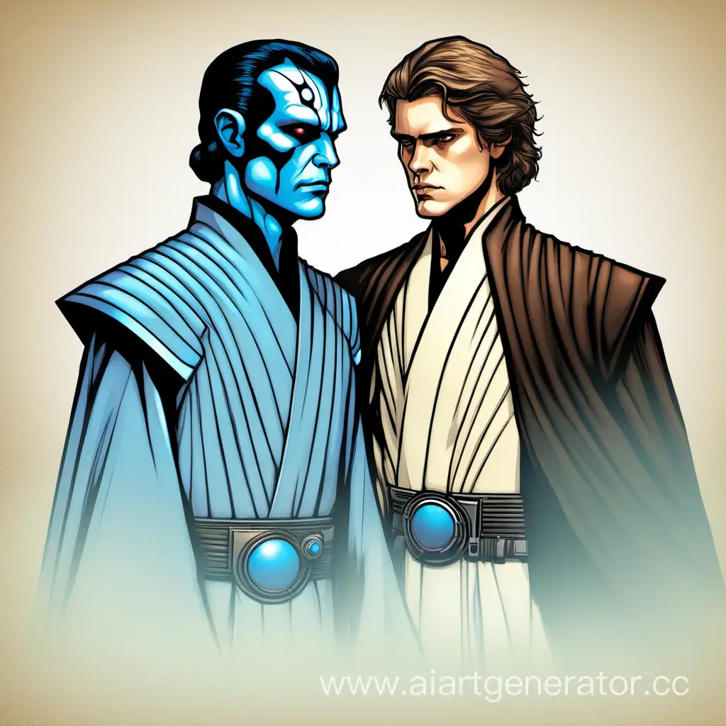 Thrawn and anakin Skywalker