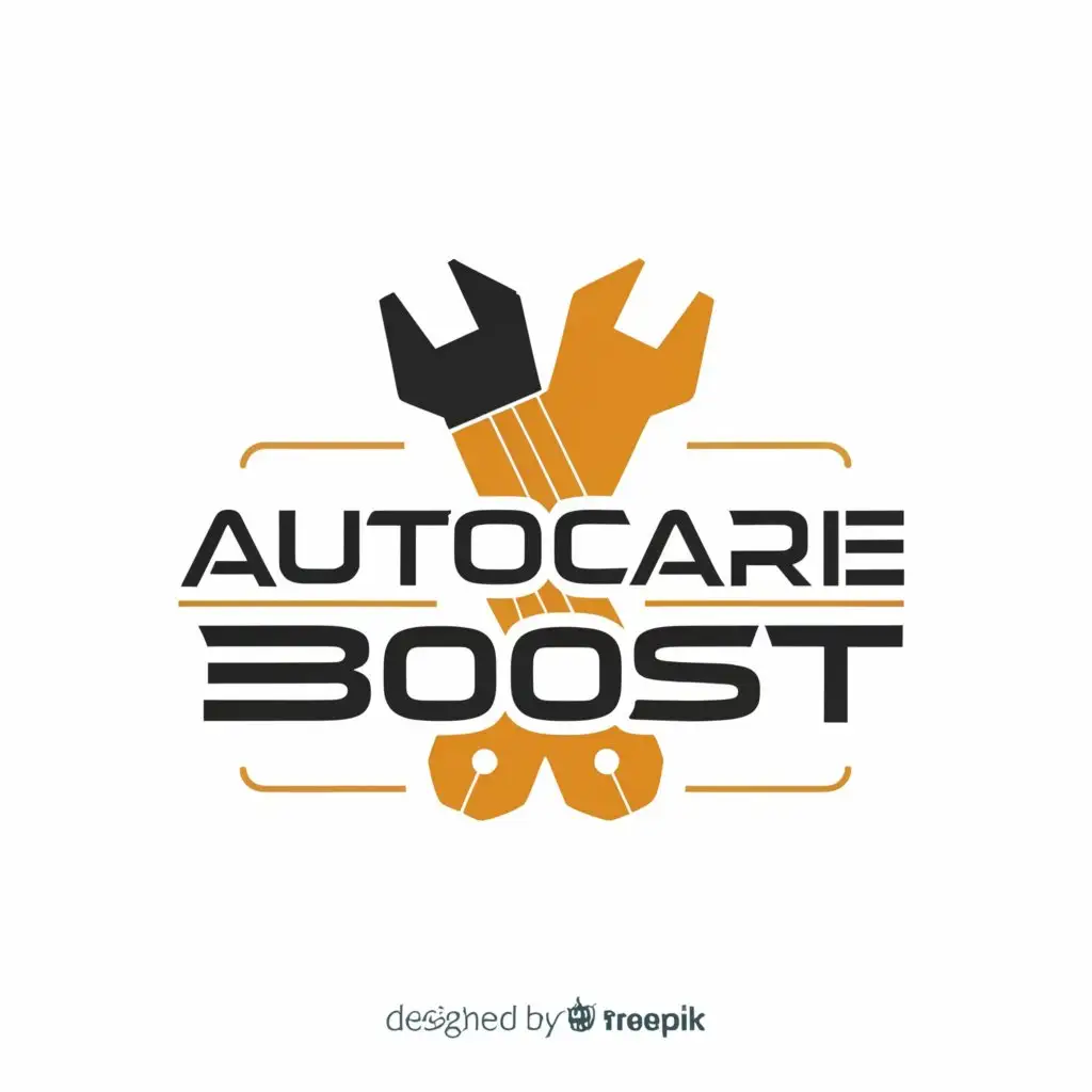 a logo design,with the text 'Autocare Boost', main symbol:a wrench,complex,be used in Automotive industry,clear background