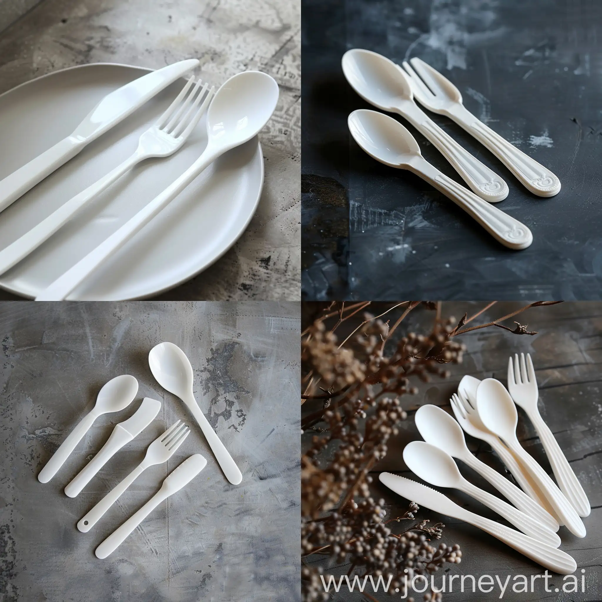 Creating-Elegant-White-Cutlery-Set