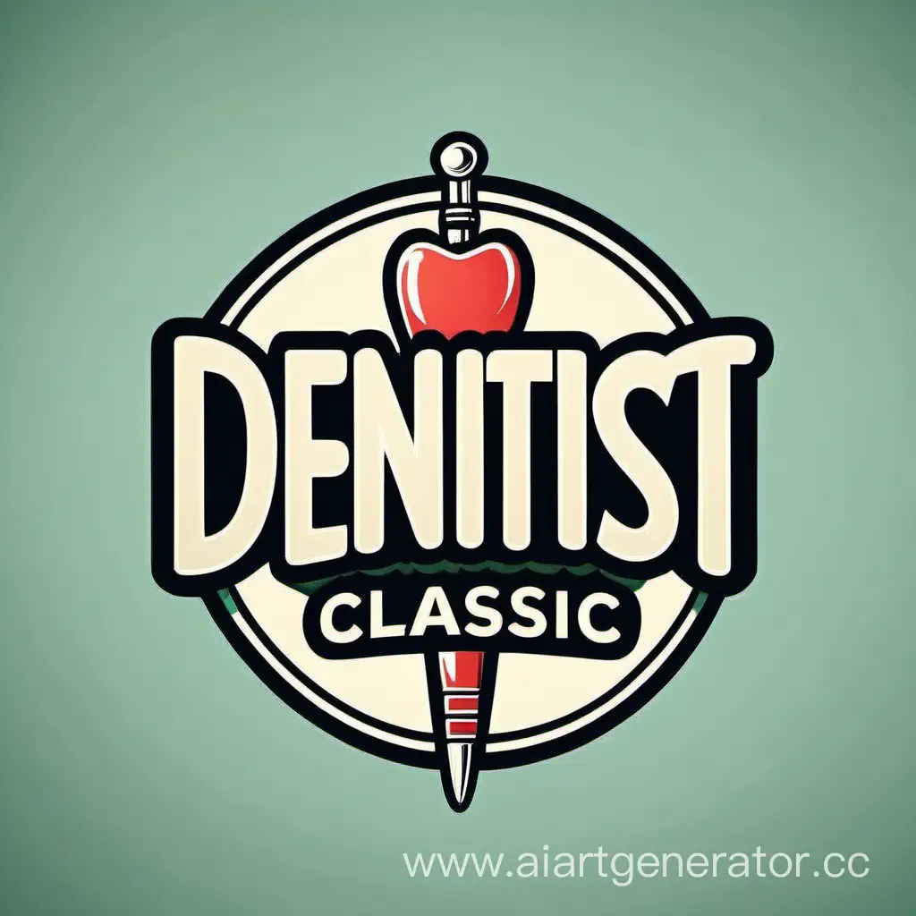 logo dentist classic