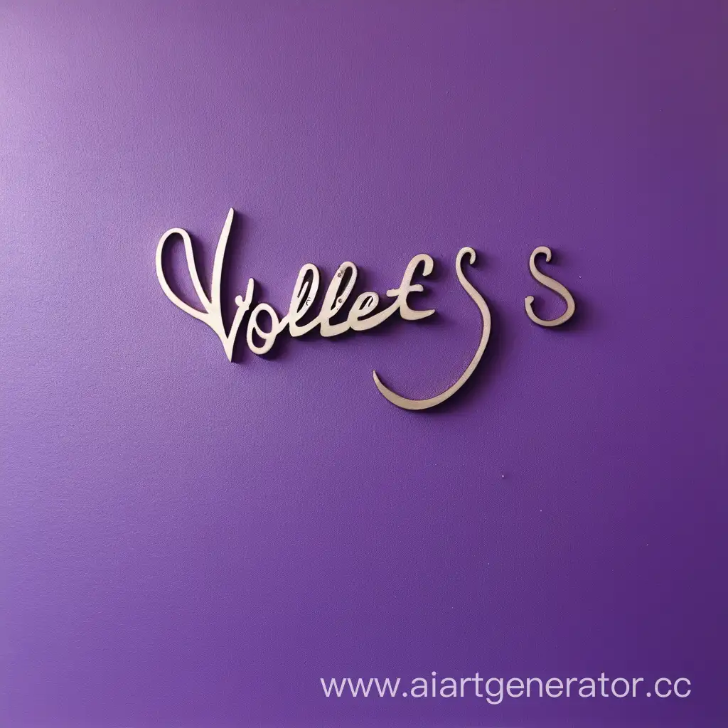Надпись Violet"s