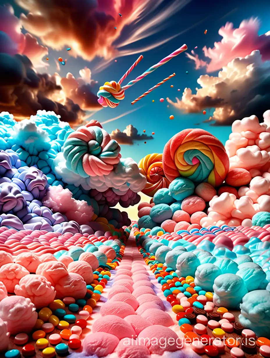 Vibrant-Candy-Landscape-with-Realistic-Cotton-Candy-Clouds