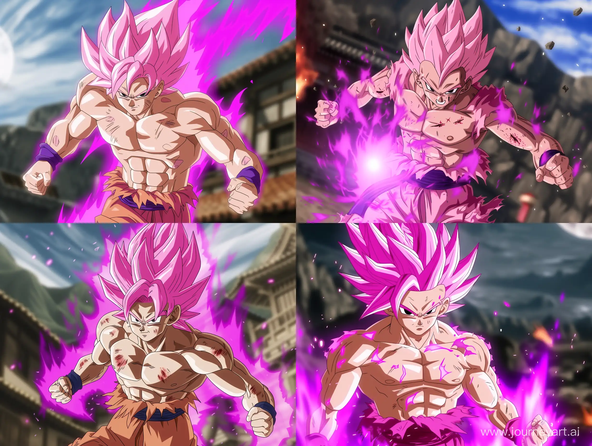 Powerful-Pink-Majin-Anime-Character-Unleashes-Vibrant-Ki-Blast-in-Dragon-Ball-Z-Style