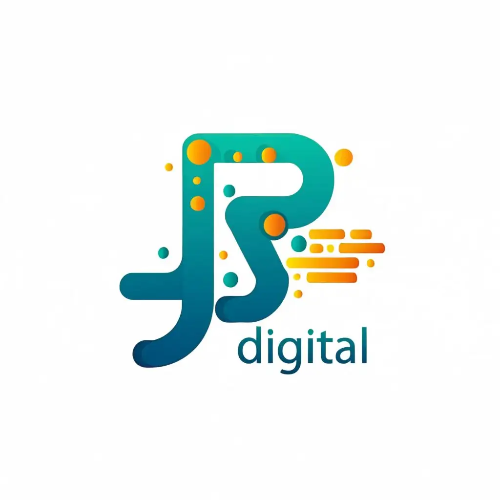 logo, ddddd, with the text "JR DIGITAL", typography, be used in Internet industry