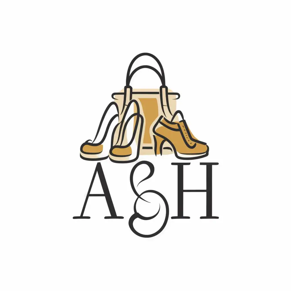 LOGO-Design-For-Shoes-and-Bag-Retail-Store-Elegant-Typography-with-AH-Monogram