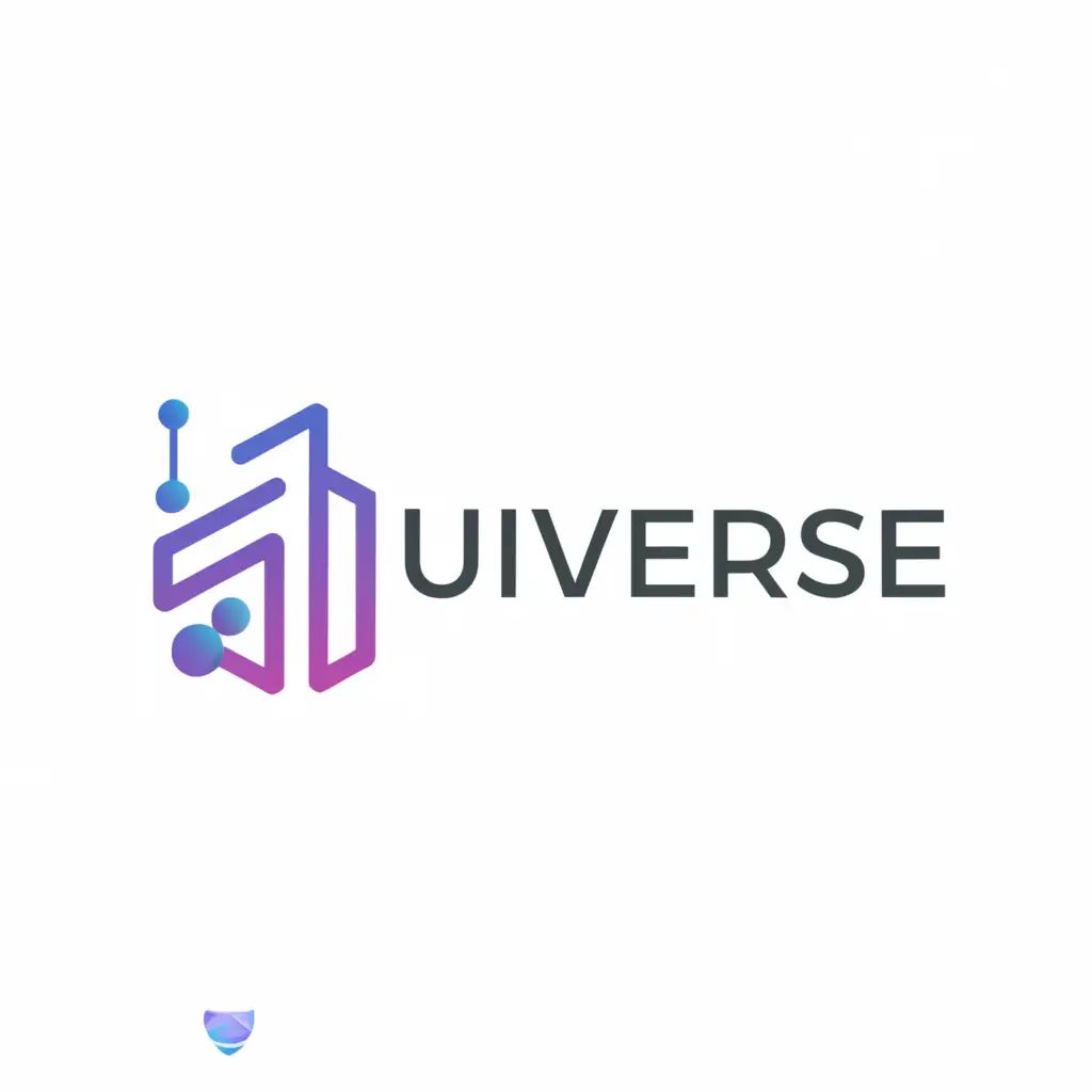 a logo design,with the text "Universe ", main symbol:computer sales & services,Moderate,clear background