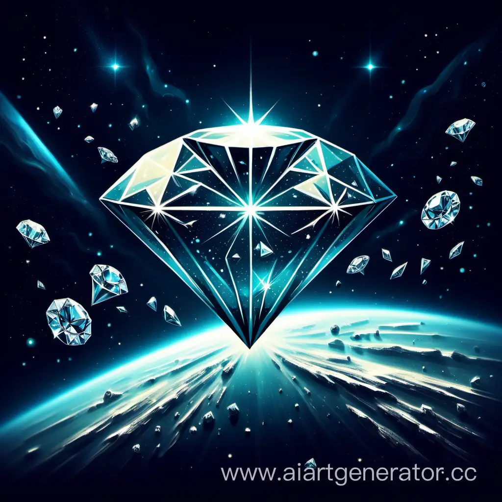 Diamonds in space