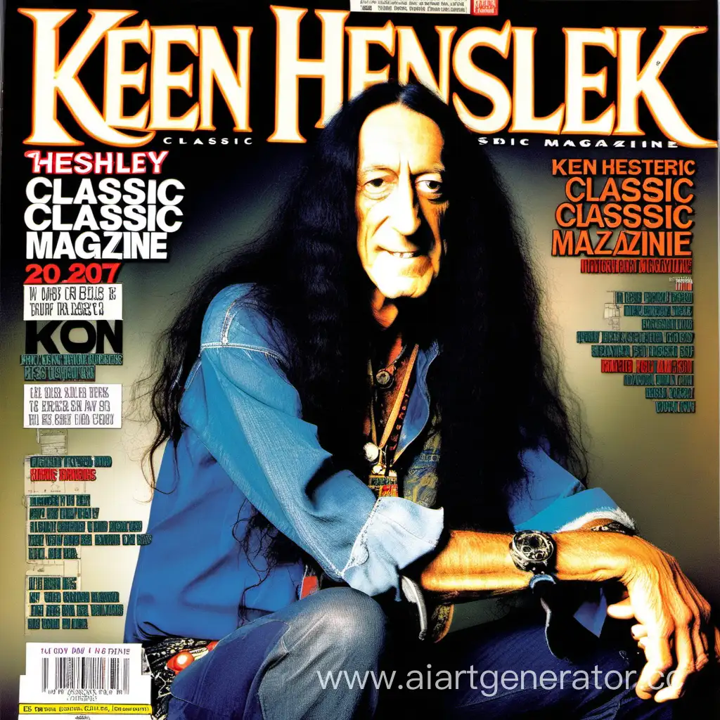 ken hensley classic rock magazine cover
