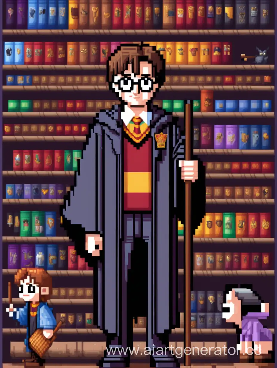 Pixel art Harry Potter
