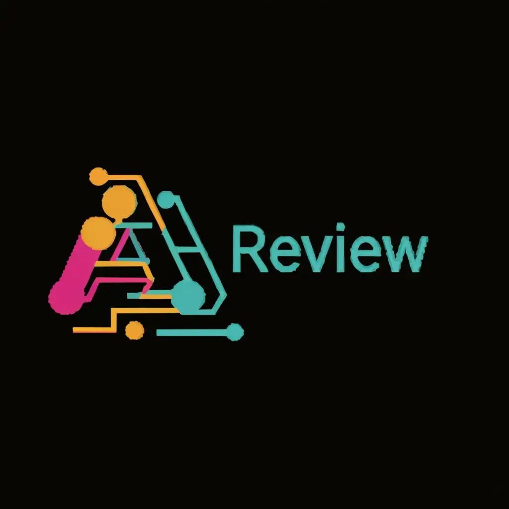 logo, AI review, with the text "AI review", typography