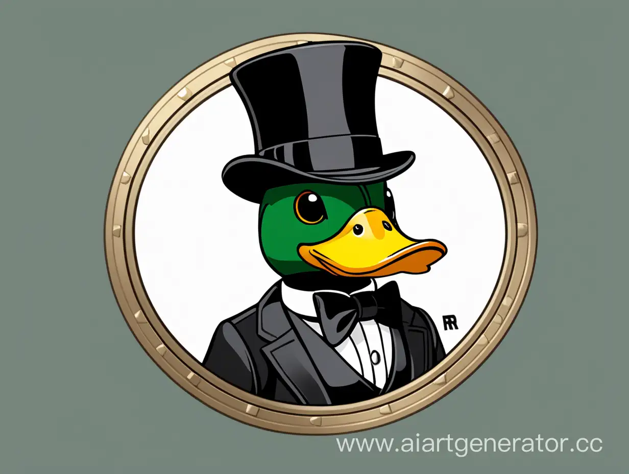 Dapper-Duck-with-Mustache-Top-Hat-Monocle-and-Roblox-Badge