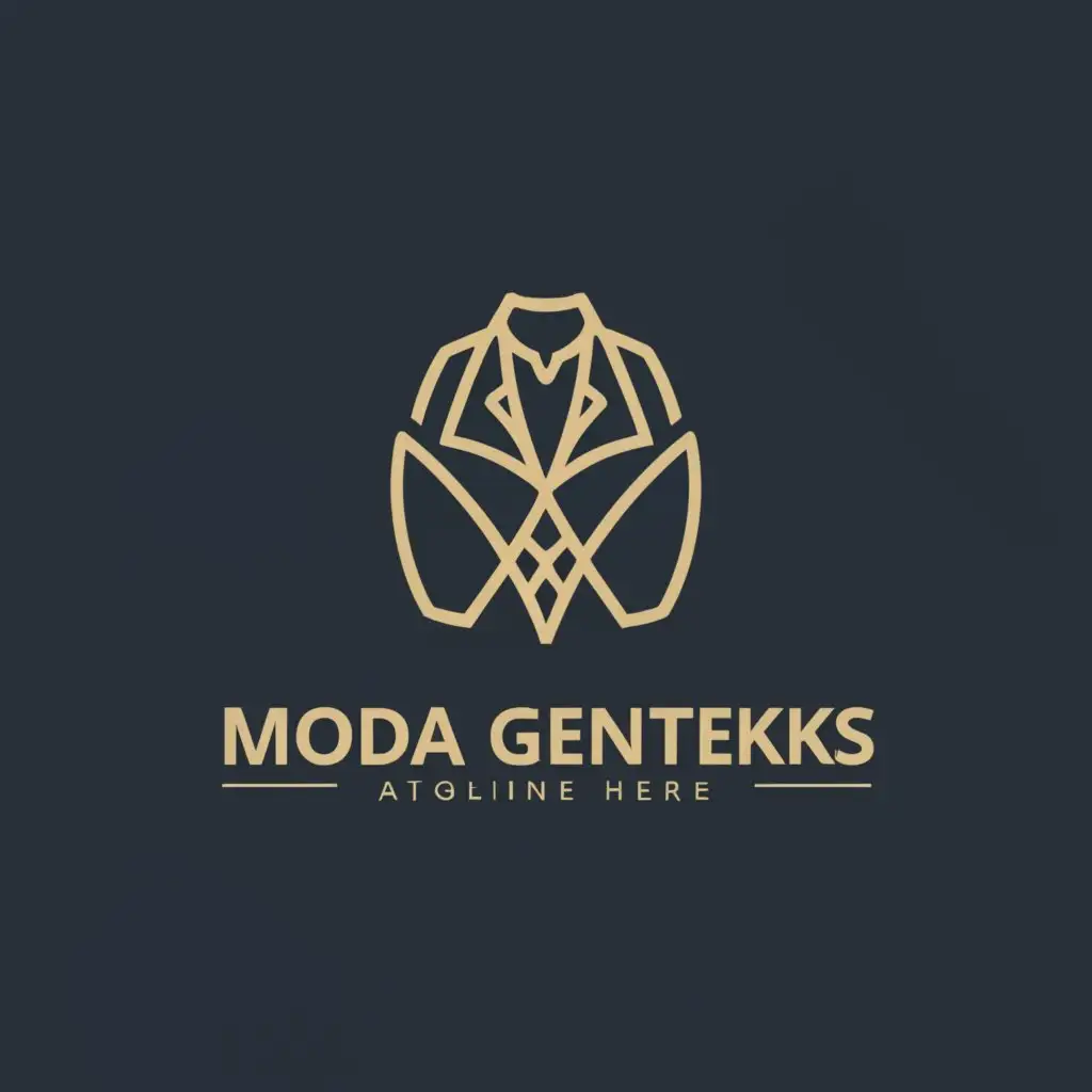 LOGO-Design-for-Moda-Genteks-Elegant-Text-with-Cloth-Suit-and-Tailor-Symbols-on-a-Clear-Background