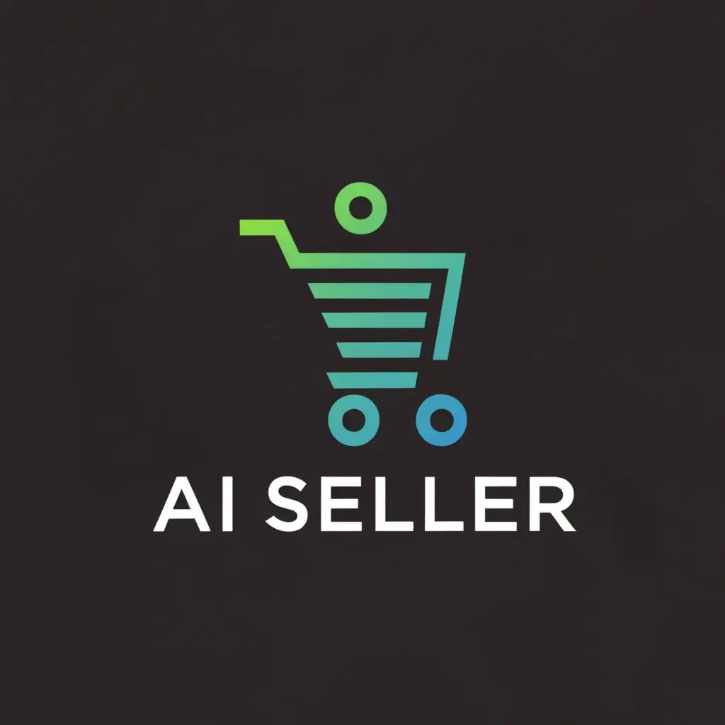 a logo design,with the text "AI seller", main symbol:AI SELLER,Moderate,be used in Retail industry,clear background