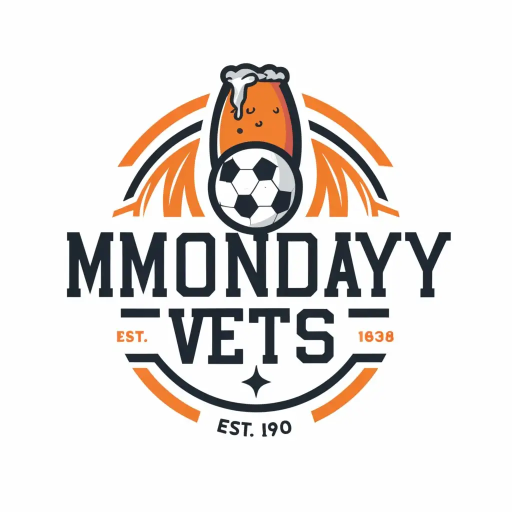 a logo design,with the text "MONDAY NIGHT VETS", main symbol:Dodgeball, Beer, sport, fun, cool,complex,be used in Sports Fitness industry,clear background