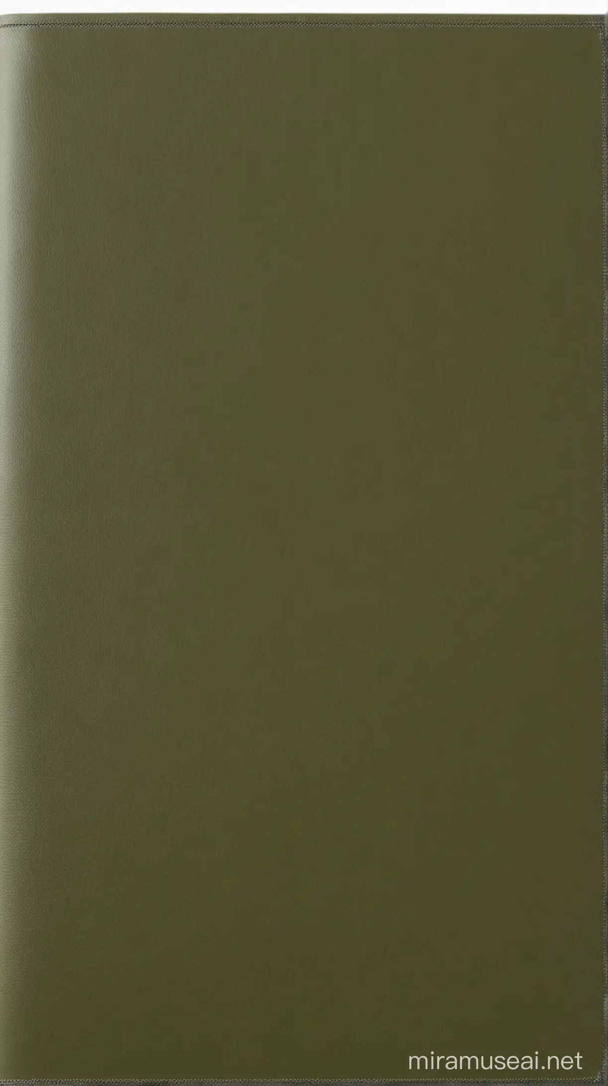 Burgues bookcover, Olive green