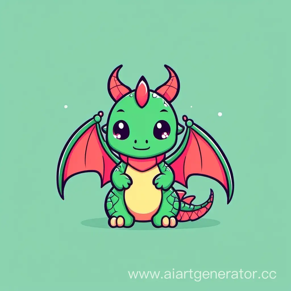 Adorable-Minimalist-Dragon-Art-Charming-and-Simple-Fantasy-Creature-Illustration