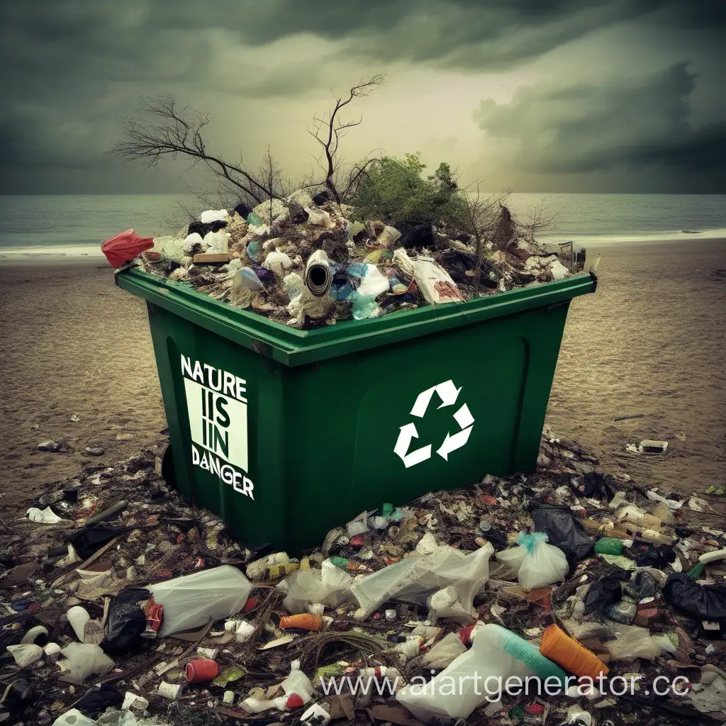 Природа в опасности из-за мусора