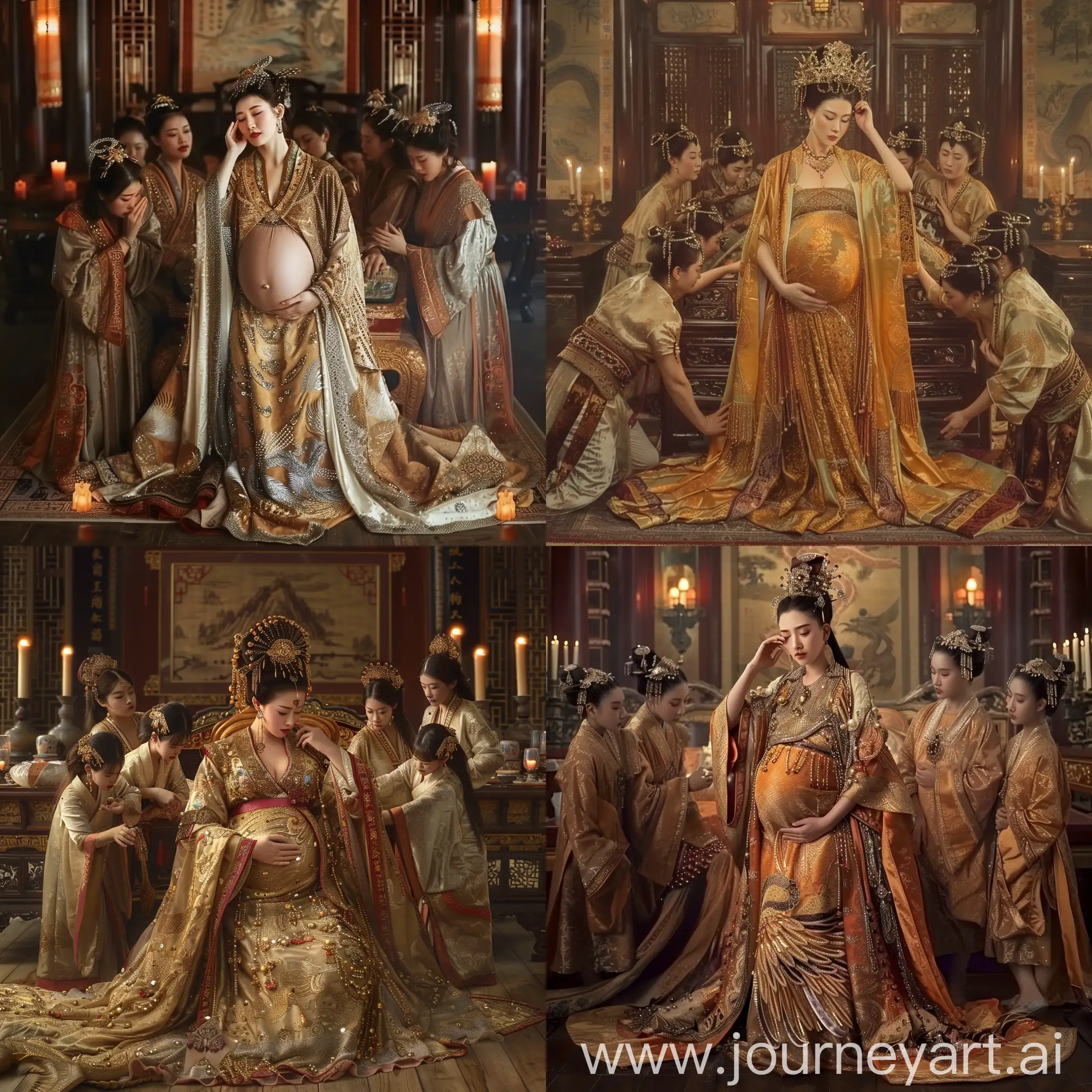 Empress-Wu-Zetians-Uncomfortable-Pregnancy-Scene-in-the-Grand-Hall