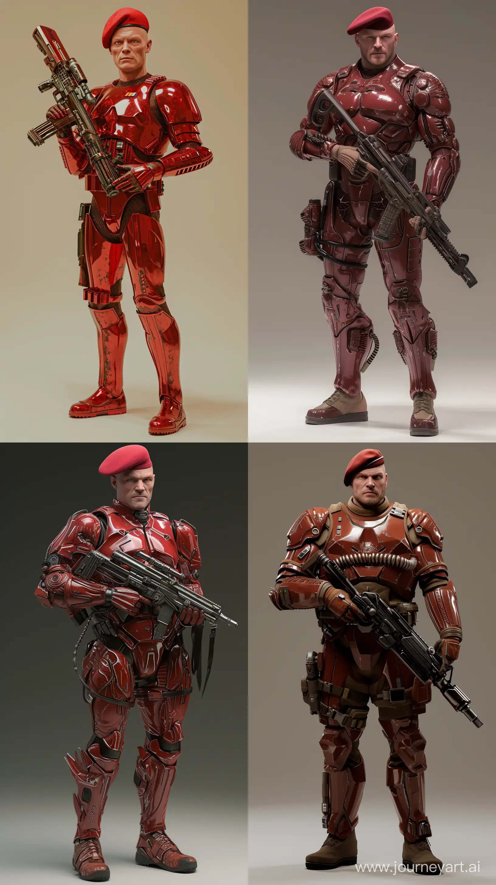 Futuristic-Red-Stormtrooper-in-Action-with-Metal-Rifle
