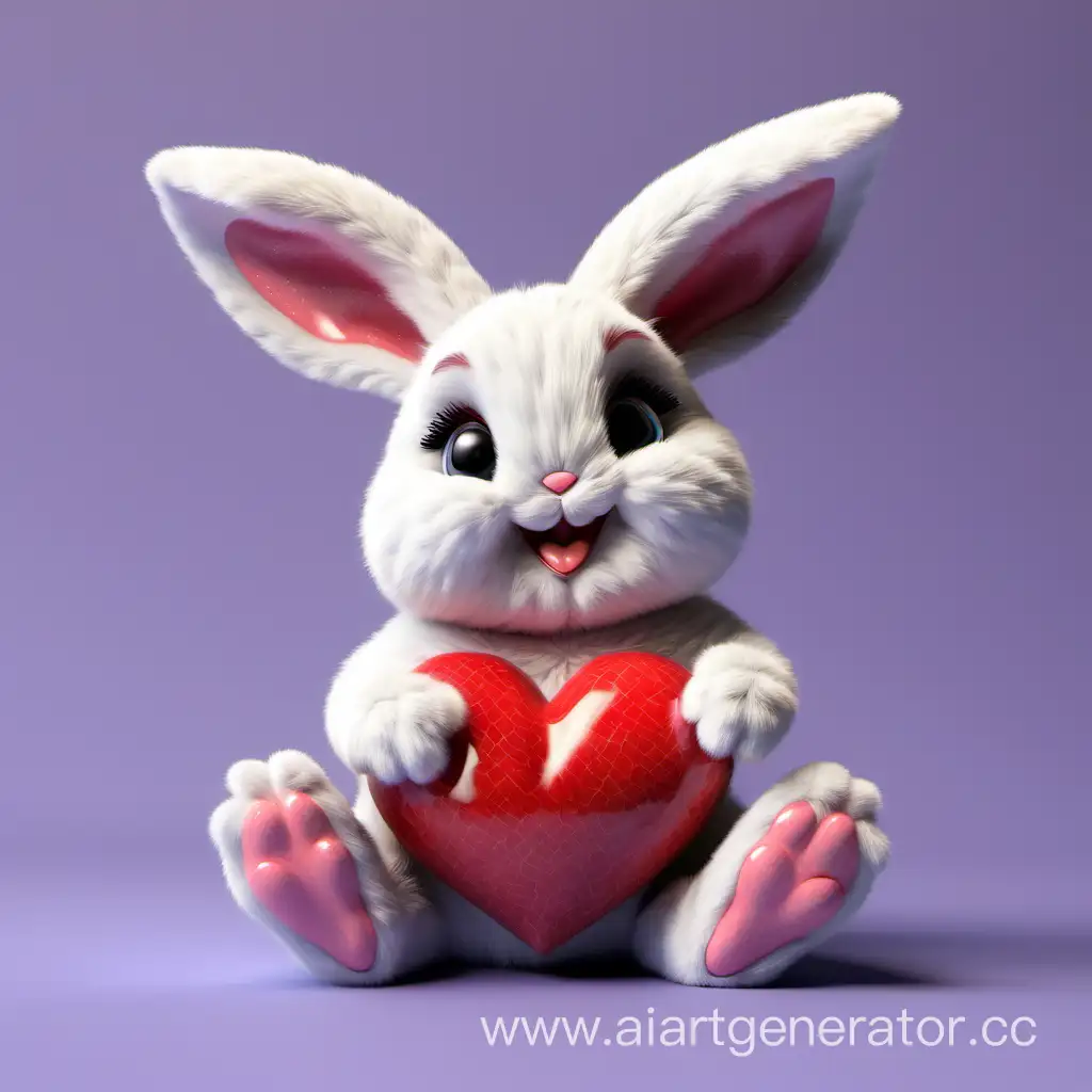 Adorable-Bunny-Holding-a-Heart-Heartwarming-Rabbit-Image