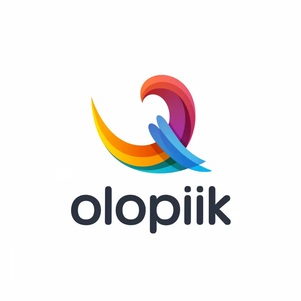 LOGO-Design-For-OLOPIK-Modern-Online-Store-Emblem-on-Clear-Background