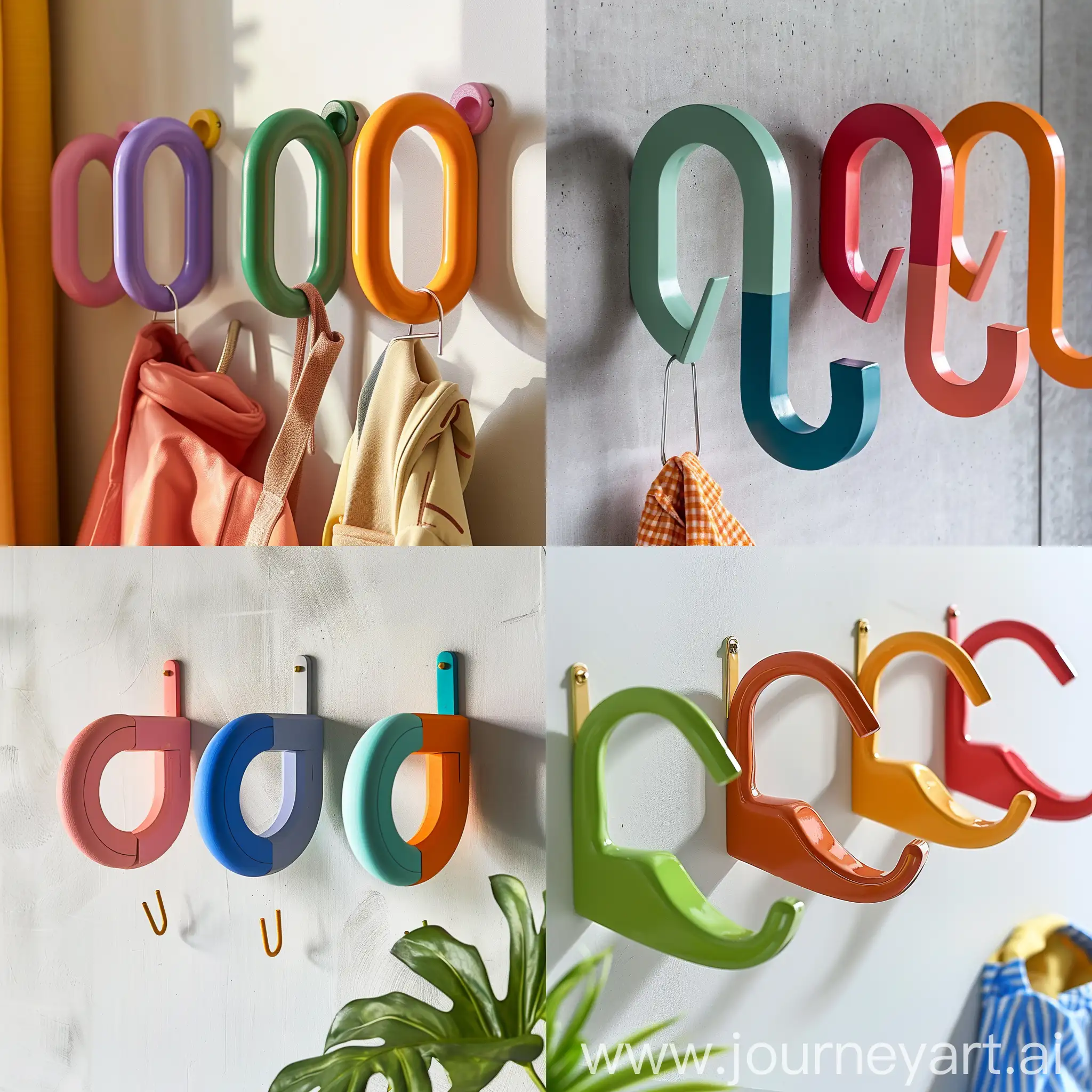 Vibrant-Minimalist-Hook-Wall-Hanger