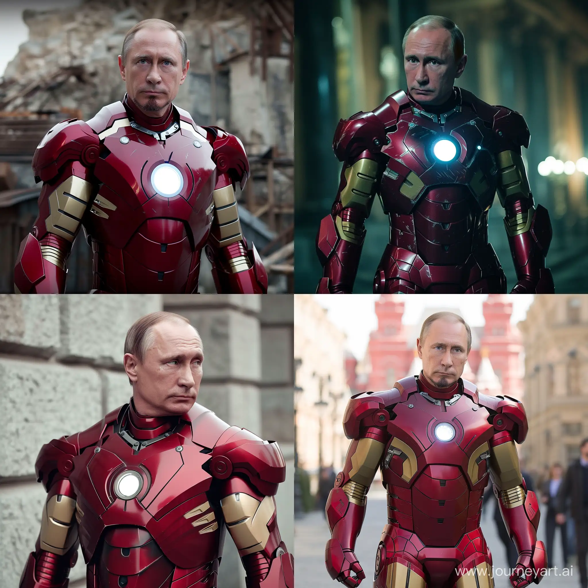 Putin-Transforms-into-Iron-Man-in-Spectacular-Artwork
