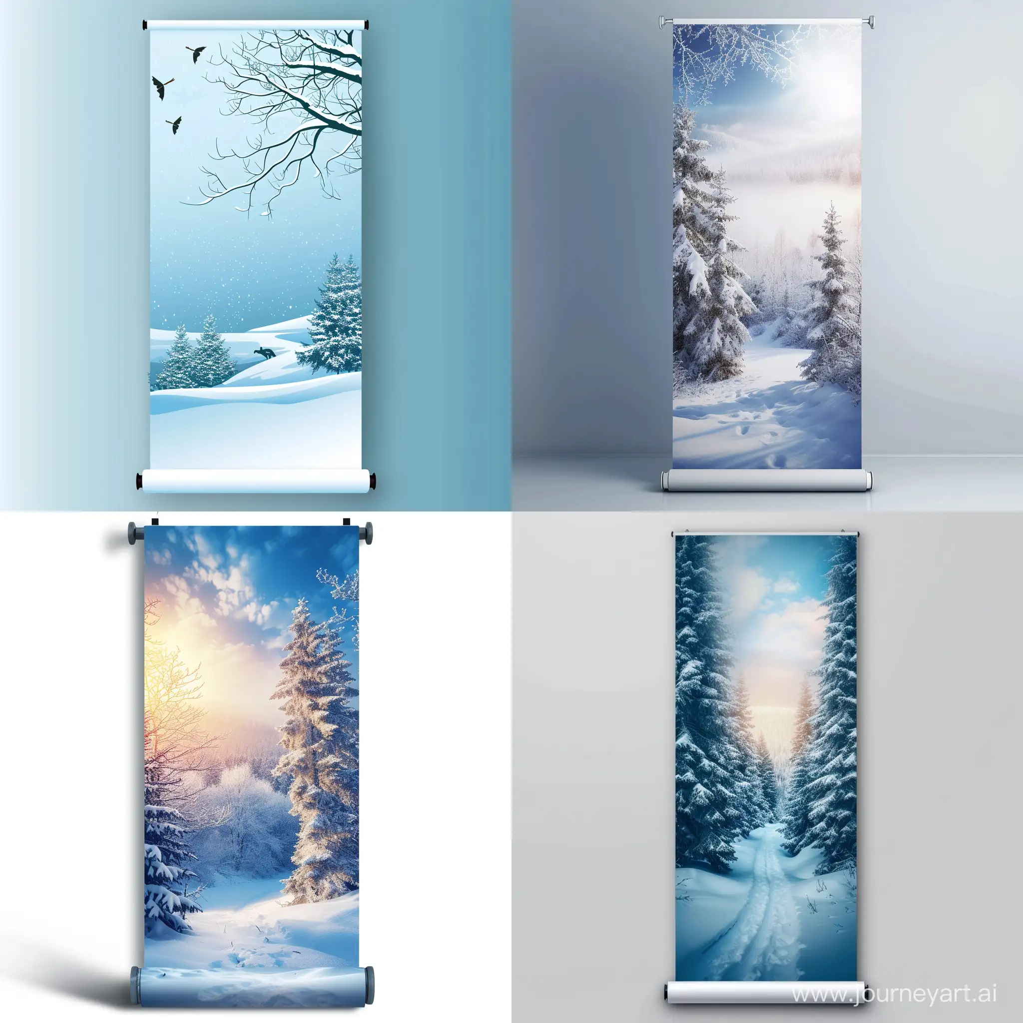 Winter-RollUp-Banner-Design-with-Snowy-Wonderland-Scene