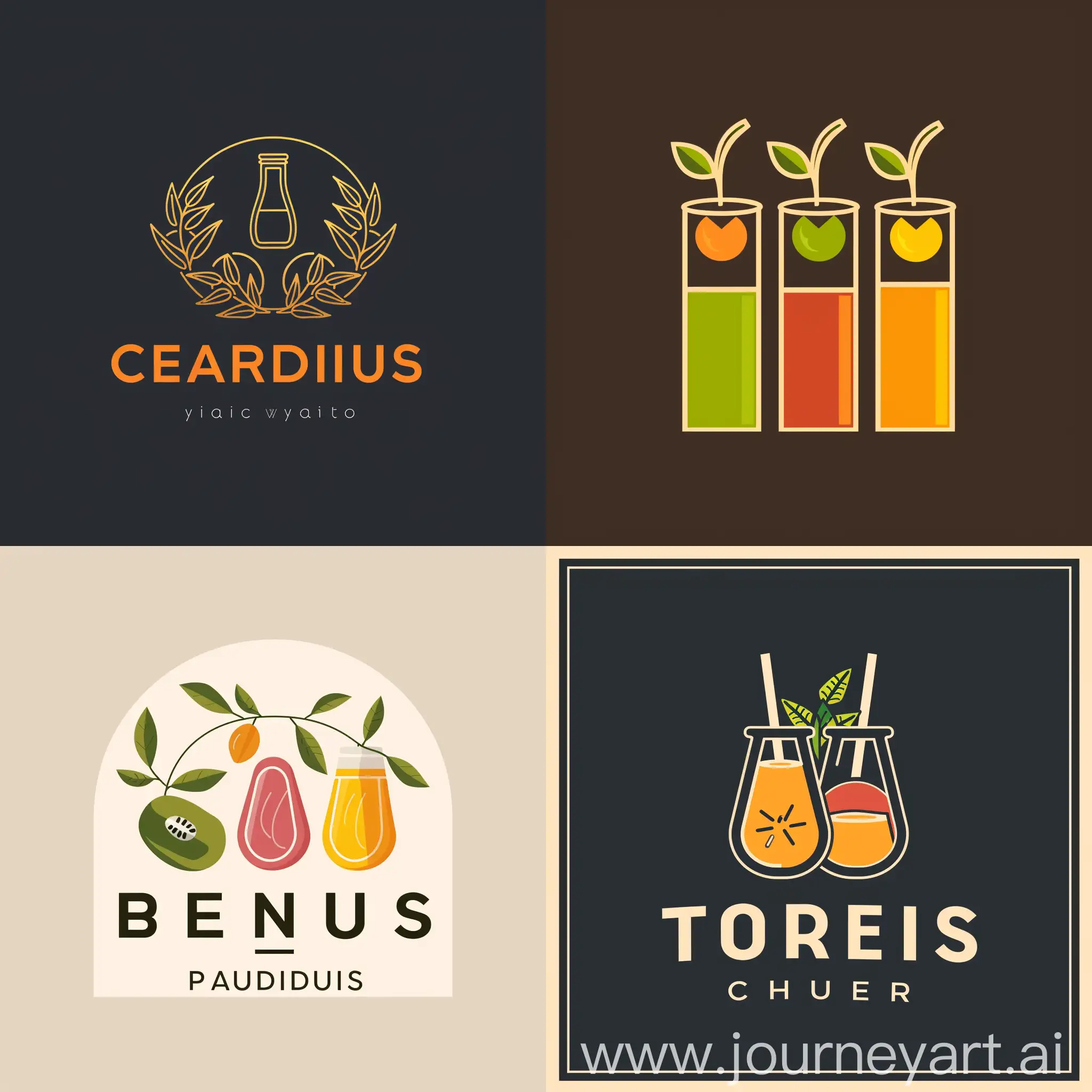 Modern Restaurant logo that can be used for juices as well