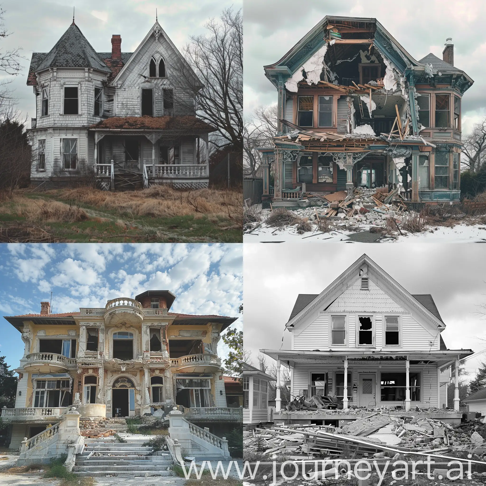 Abandoned-House-A-Tale-of-Exterior-Elegance-and-Interior-Decay