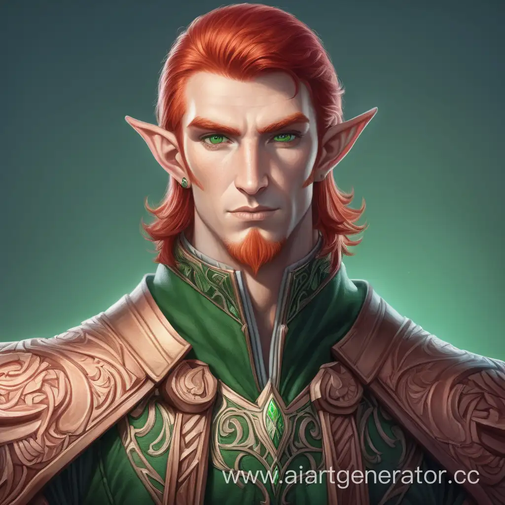 Enormous-Built-HalfElf-Man-with-Red-Hair-and-Green-Eyes