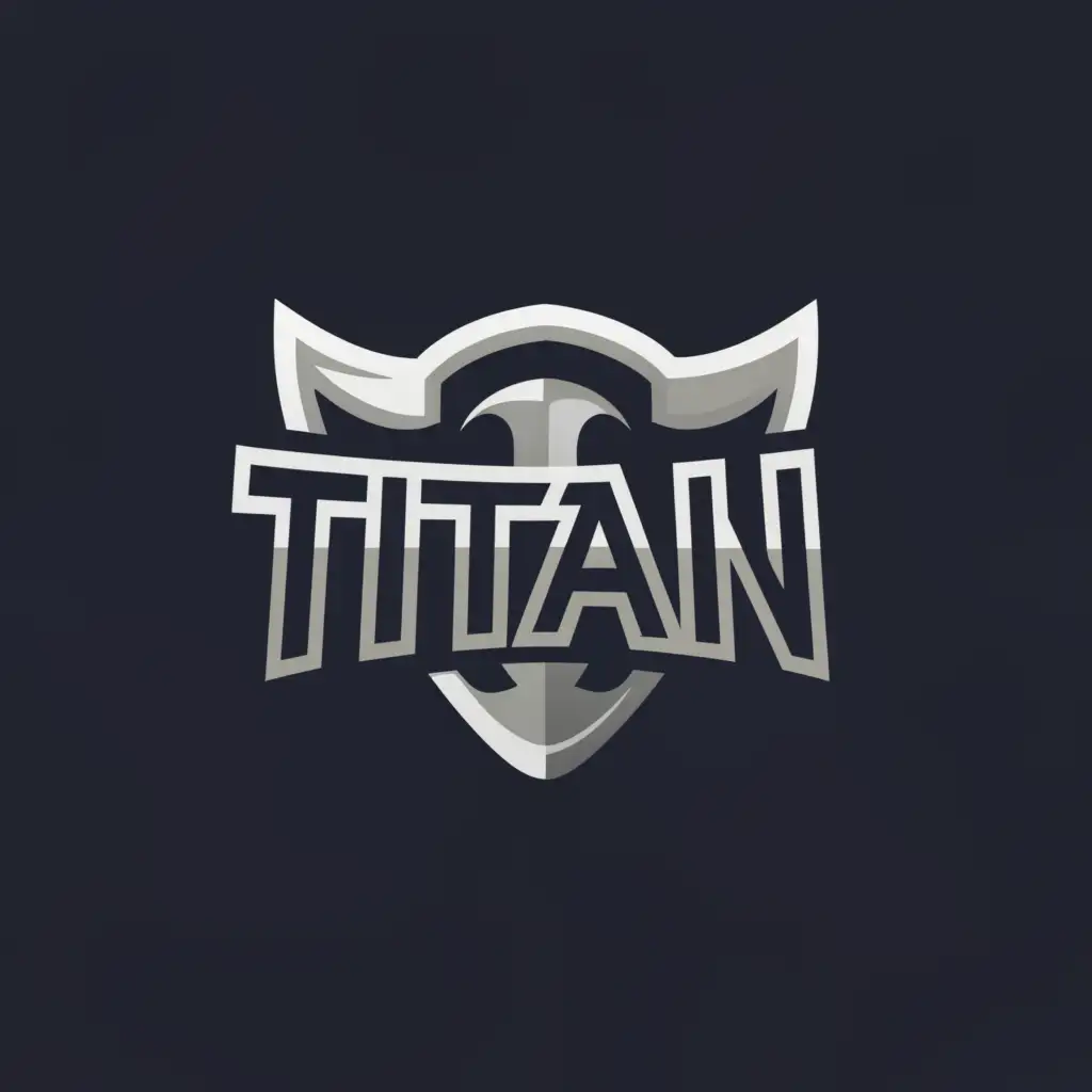 LOGO-Design-For-Titan-Bold-Gladiator-Symbol-on-Clean-Background