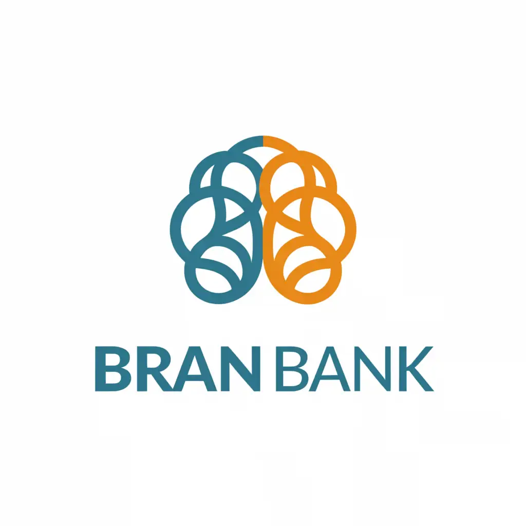 a logo design,with the text "Brain Bank", main symbol:Brain,Moderate,clear background